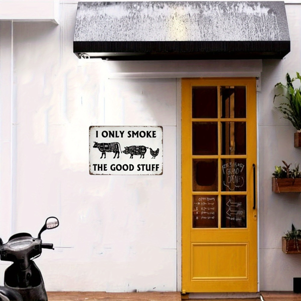 CIFbuy 复古烧烤罐头铝制标牌厨房庭院墙面装饰挂画（TikTok、temu pick-up service）-7