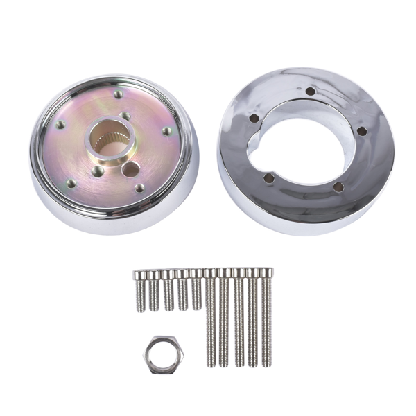 方向盘适配器 T02 Steering Wheel Hub Adapter Replacement for Kenworth, Peterbilt, Volvo 36 Spline Only, Western Star, Mack - 5 Hole-3