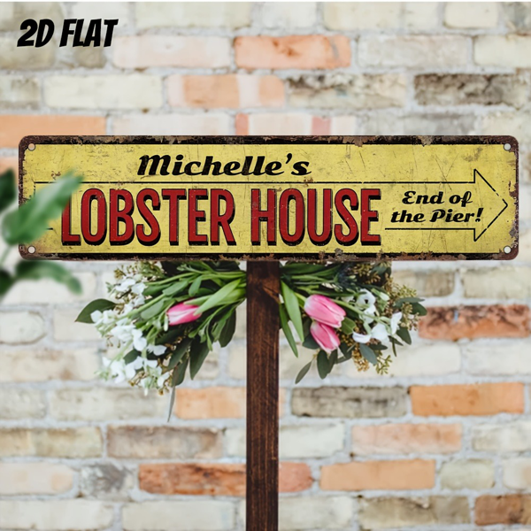 CIFbuy 铝质装饰挂牌新年情人节礼品家居墙面 2D 装饰牌匾（TikTok、temu 自提）-6