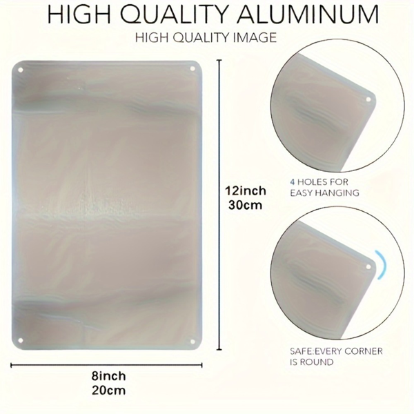 CIFbuy 铝制请勿打扰警示牌金属墙面装饰挂牌庭院酒吧咖啡馆车库防水防尘（TikTok、temu 下自提）-4