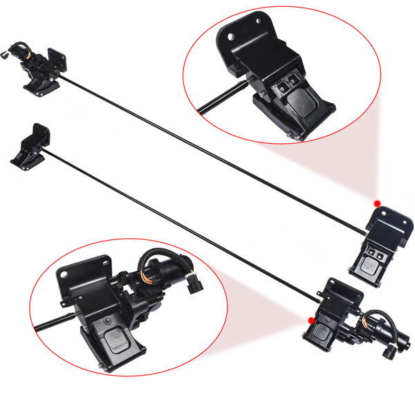 脚踏板电机总成 2PCS Power Running Board Motor Left & Right w/Bracket Replacement for Ford Expedition Lincoln Navigator 9L7Z16A506B 9L7Z16A507B-1