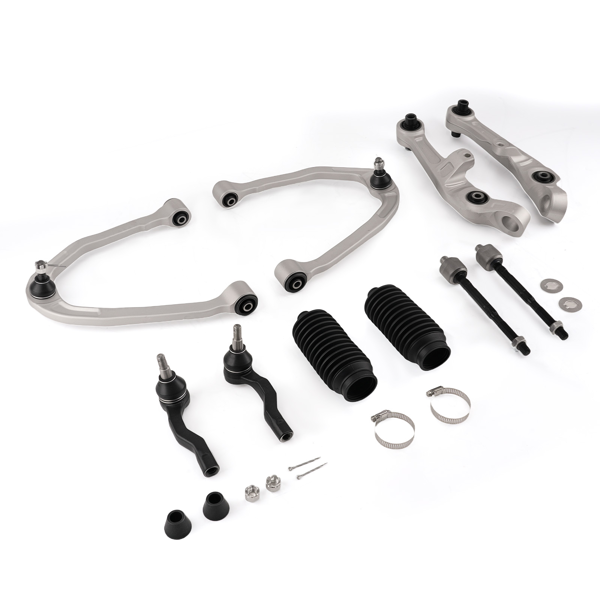 10x Front Upper & Lower Control Arms Tie Rods fit for Nissan 350Z Infiniti G35 RWD-1