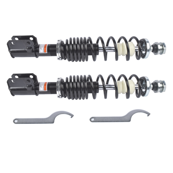 减震器 2Pcs Front Left and Right Shock Absorber with Coil Spring Fit for Can-Am Outlander 500 & Outlander Max 500 2007-2009 Black-3