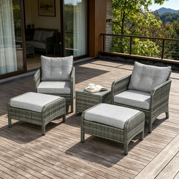 户外花园沙发套装 /藤编沙发-6