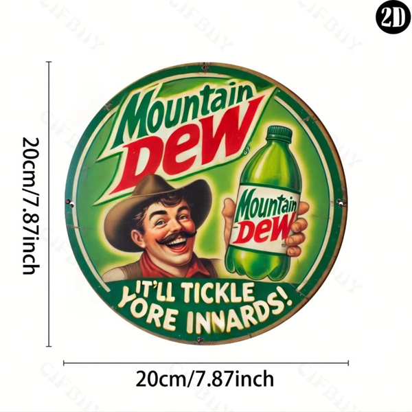 CIFbuy 复古山露金属标牌家居厨房装饰节日礼品墙面摆件（TikTok、temu 下自提）-2