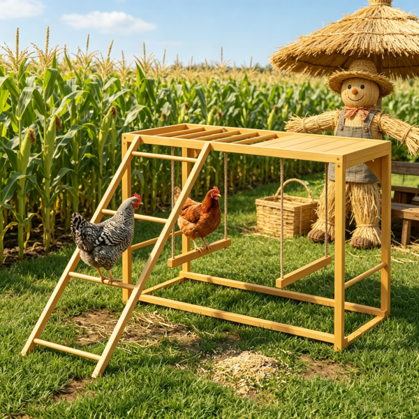 鸡木玩具/养鸡用品-5