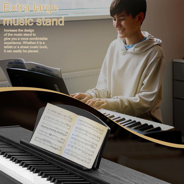 【AM不售卖】GDP-203 88键重锤键盘 嵌入式支架款 黑色 电钢琴 美国-4