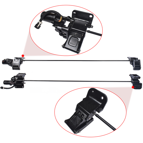 脚踏板电机总成 2PCS Power Running Board Motor Left & Right w/Bracket Replacement for Ford Expedition Lincoln Navigator 9L7Z16A506B 9L7Z16A507B-6