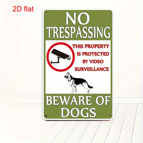 CIFbuy 复古玉米坑规则金属标牌乡村黑白铁艺家居学校公园庭院装饰（TikTok、temu 下自提）-7