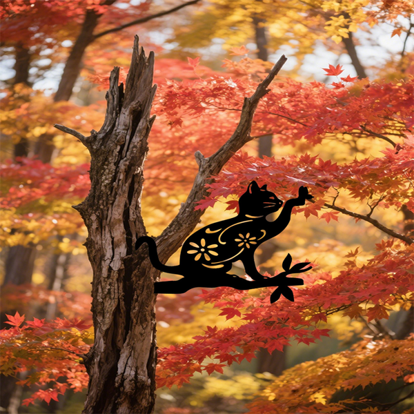 CIFbuy 乡村风格农舍户外动物剪影墙面装饰品，适用于花园、露台和庭院（支持TikTok平台，提供上门取货服务）-5