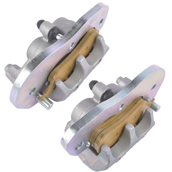 刹车卡钳 2pcs Front Brake Calipers & Sintered Pads Replacement for Can-Am Commander Defender Maverick 705601462+705601463-5