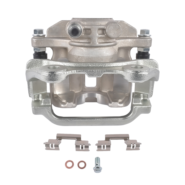 刹车钳 Rear Left Brake Caliper with Bracket Fits for Chevy Silverado Suburban GMC Sierra 1500 Silver 1Pc-1