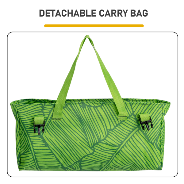 1pcs 座高17in 夏日棕榈 铝沙滩椅 带头部海绵 侧单肩带 二合一布杯托侧袋 底部收纳提包 牛津布无横杆七档调节猫爪扶手沙滩椅17"-1 62*99*100.5cm  120kg-8