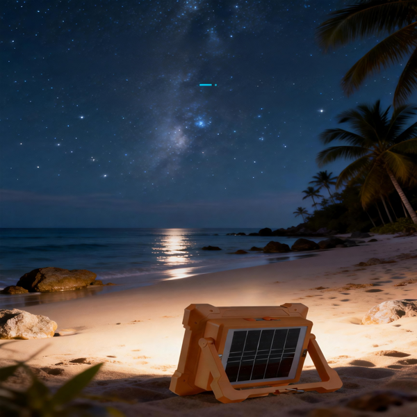 便携式LED太阳能工作灯，无级调光，工地电池可充电LED落地灯，飓风应急工作灯-4