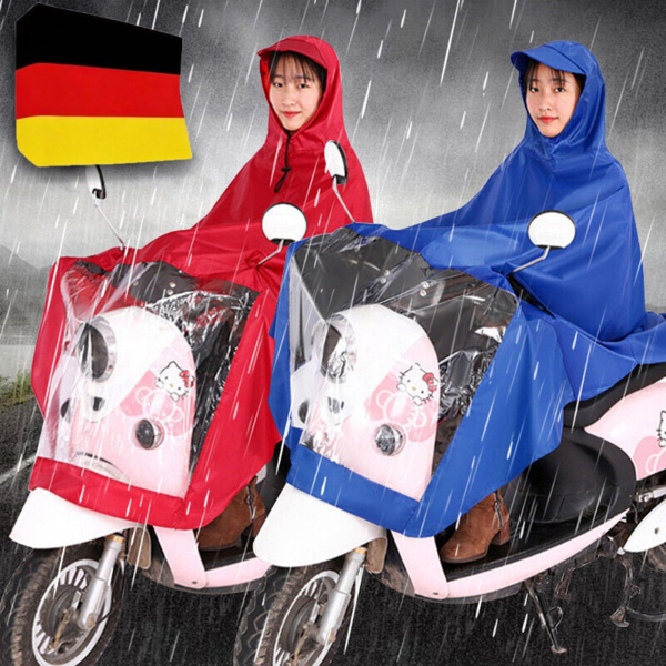 电瓶车雨衣 蓝色-1