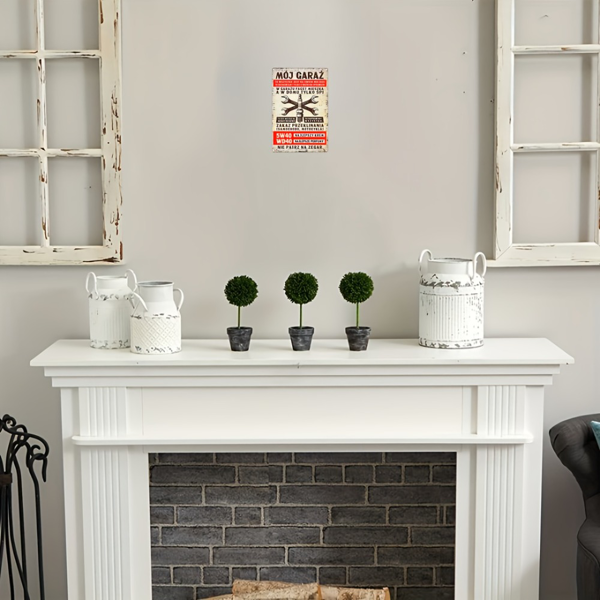 CIFbuy 经典波兰车库金属标牌扳手复古乡村风酒吧咖啡馆墙面装饰（TikTok、temu pick-up service）-4