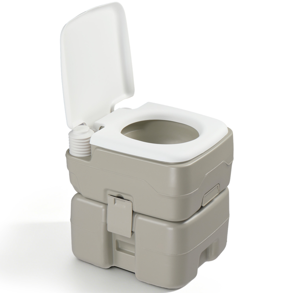 5.3 Gallon 灰色 污水箱升级 户外马桶 PP 41*35*41cm 双出水(同款编码：44809271）-2