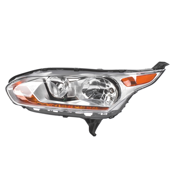大灯 Left Driver Side Chrome Headlight Assembly Headlamp Replacement for Ford Transit Connect 2014-2018 DT1Z13008Q FO2502326-1