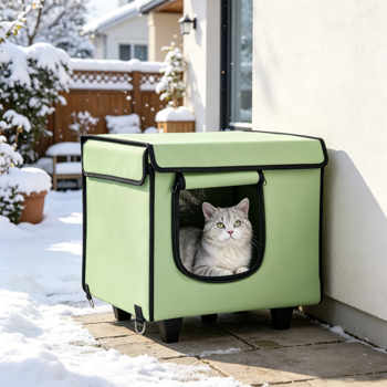 高架加热猫屋