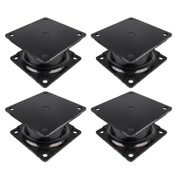 减震架 4 Pack Vibratory Plate Compactor Rubber Isolator Shock Mount Replacement for Bobcat PCF64 Stanley HS6000 HS6019 HS6100 HSX6 HS8000-1