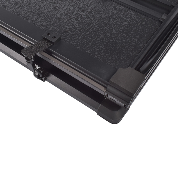 尾箱盖 Matte Black Hard Tri-Fold Truck Bed Cover, 5FT Waterproof Tonneau Cover with LED Replacement for Ford Ranger 2019 2020 2021 2022 2023 2024-11