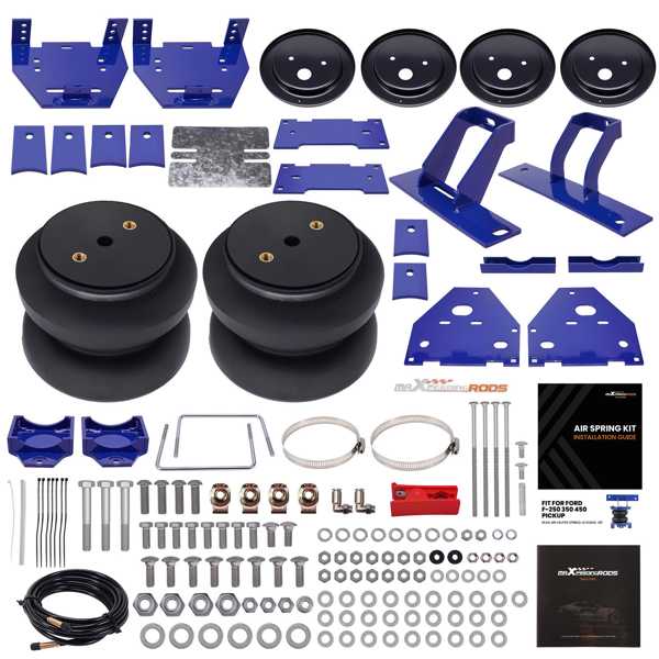 Air Spring Suspension Kit 7500 Rear fit for Ford F350 F450 4WD 2017-2019-1