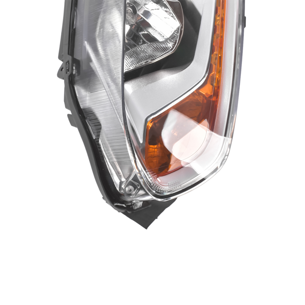大灯 Left Driver Side Chrome Headlight Assembly Headlamp Replacement for Ford Transit Connect 2014-2018 DT1Z13008Q FO2502326-12