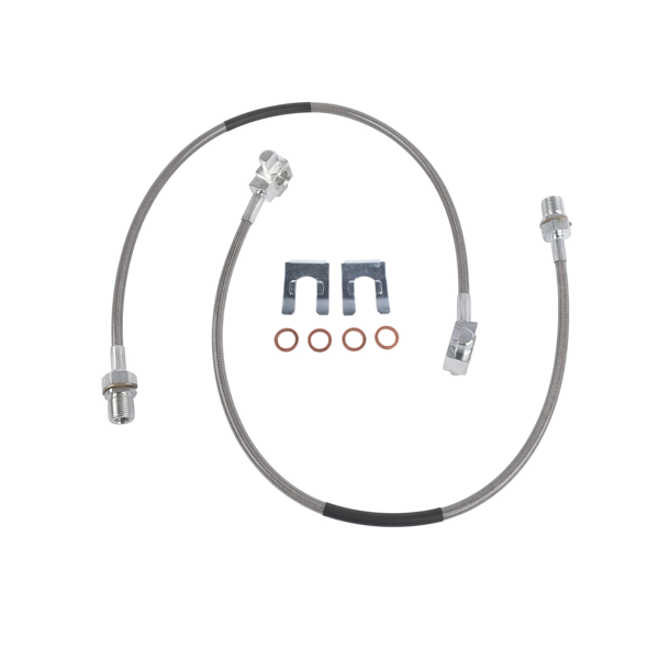 制动管 Front Stainless Steel Brake Lines Fit for 1971-1978 GMC K25 Jimmy Chevrolet 4-6" 89340S-3
