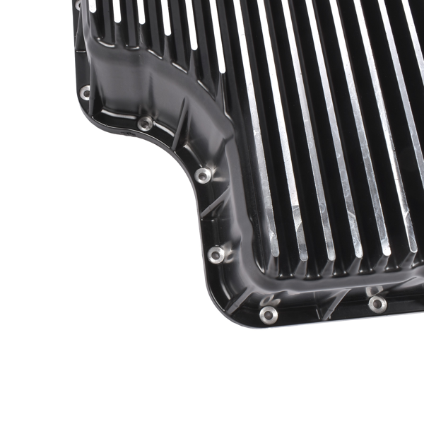 变速箱油底壳 Black Brushed Transmission Oil Pan 328052010 Replacement for Ford 6.7L w/6R140 Transmission-11