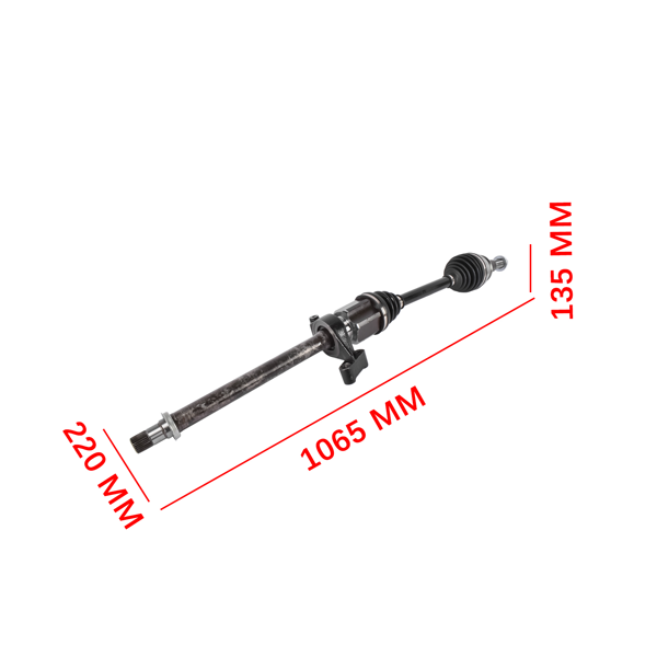 半轴 Front Right CV Joint Axle Fits for Buick Enclave Chevrolet Traverse 3.6L V6 FWD 2018-2023 Black 1Pc-2