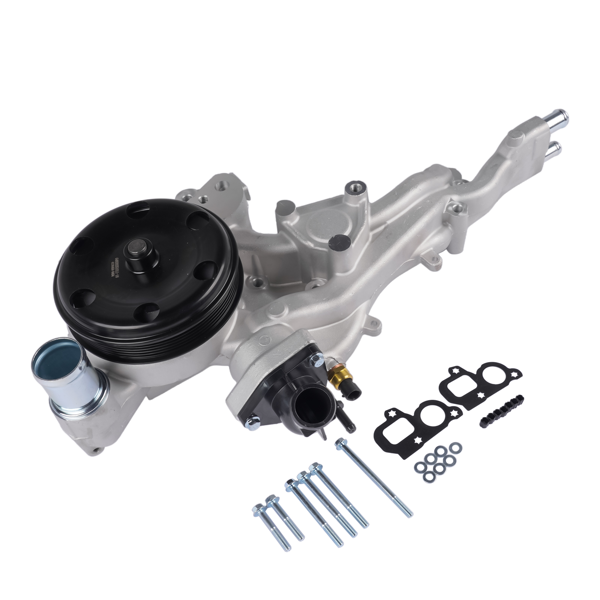 水泵 Engine Water Pump Fits for Cadillac Escalade Chevrolet GMC Sierra Silverado 1500 2015-2020 Silver 1Pc-1