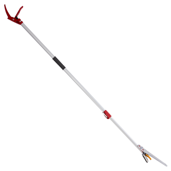 5.9-9.8FT 银+红 手动摘剪器 伸缩铝杆 铝杆+铁 杆式工具
