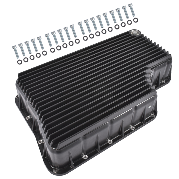 变速箱油底壳 Transmission Oil Pan (Black) Replacement for Ford F250 F350 Super Duty 2011-2019 # 328052020-3