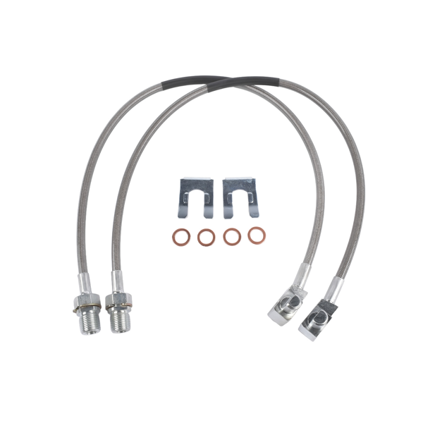 制动管 Front Stainless Steel Brake Lines Fit for 1971-1978 GMC K25 Jimmy Chevrolet 4-6" 89340S-1