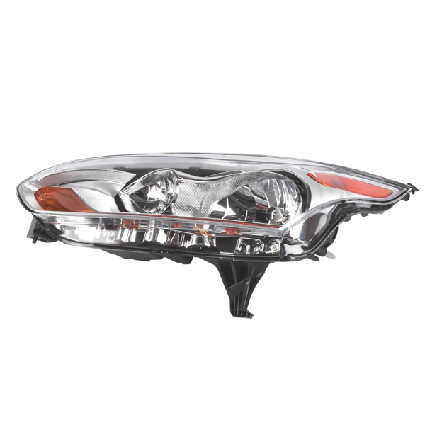 大灯 Left Driver Side Chrome Headlight Assembly Headlamp Replacement for Ford Transit Connect 2014-2018 DT1Z13008Q FO2502326-2