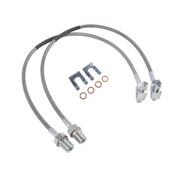 制动管 Front Stainless Steel Brake Lines Fit for 1971-1978 GMC K25 Jimmy Chevrolet 4-6" 89340S-6