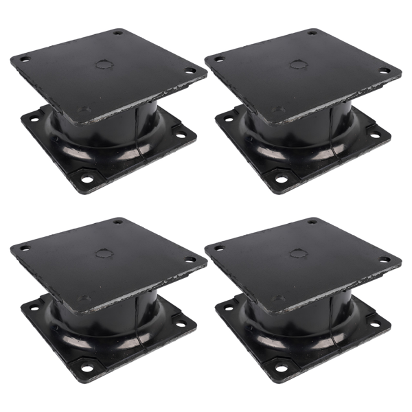 减震架 4 Pack Vibratory Plate Compactor Rubber Isolator Shock Mount Replacement for Bobcat PCF64 Stanley HS6000 HS6019 HS6100 HSX6 HS8000-6