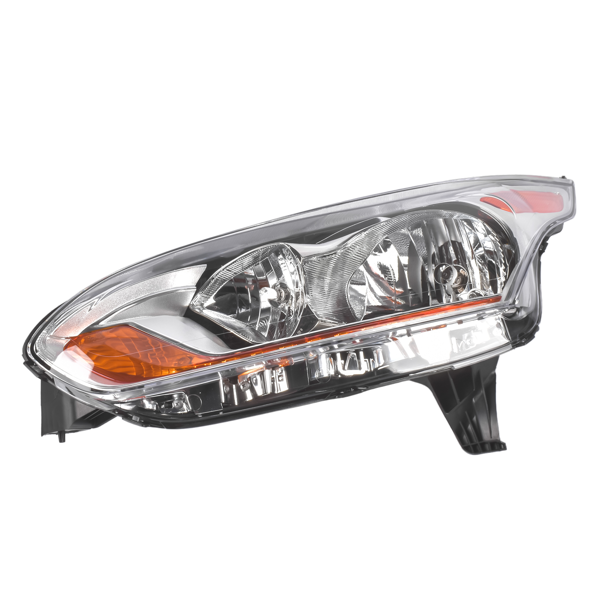大灯 Left Driver Side Chrome Headlight Assembly Headlamp Replacement for Ford Transit Connect 2014-2018 DT1Z13008Q FO2502326-4