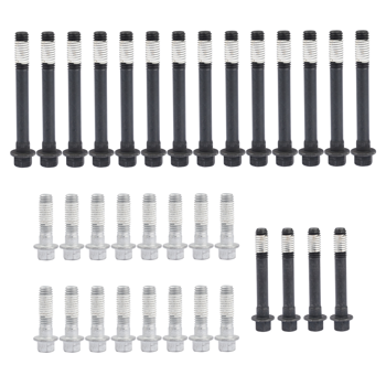 缸盖螺栓 34Pcs Engine Cylinder Head Bolts for Chevrolet GMC C1500 C2500 Cadillac Escalade 5.7L ES72856