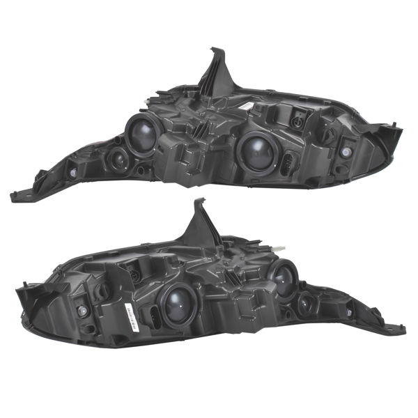 大灯 Pair Left+Right Side Chrome Headlight Replacement for Ford Transit Connect 2014-2018 DT1Z13008Q DT1Z13008N-7