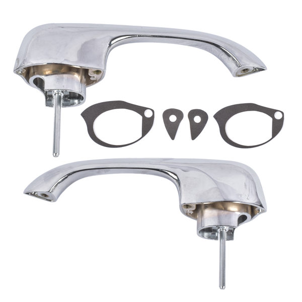 门把手 2x Chrome Exterior Door Handles Fits for Chevy Camaro Pontiac Firebird 1967-1969-7