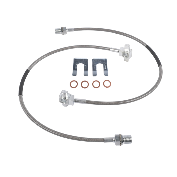 制动管 Front Stainless Steel Brake Lines Fit for 1971-1978 GMC K25 Jimmy Chevrolet 4-6" 89340S-7