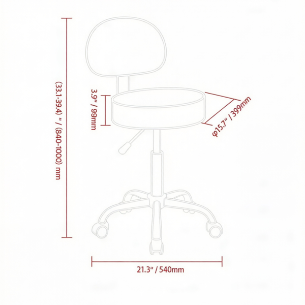 带轮滚动凳-2