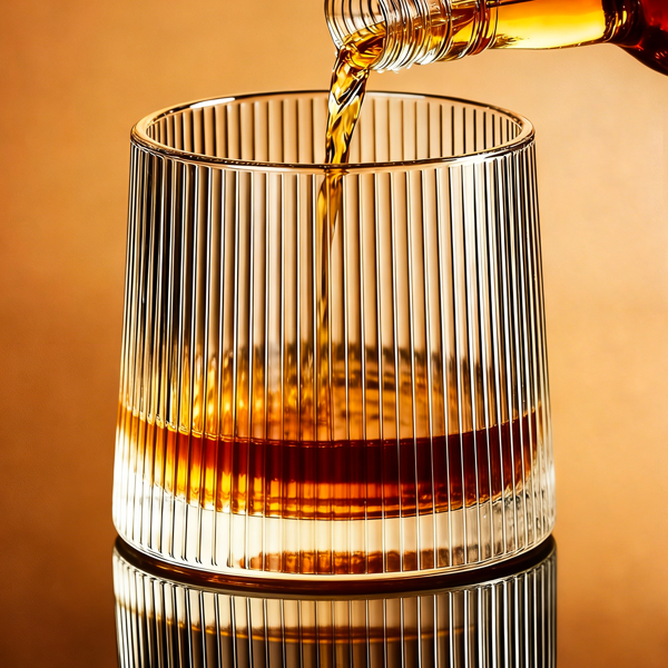 棱纹威士忌玻璃杯 – 160 毫升 两只装，视觉质感出众，玻璃质地厚实稳固-7