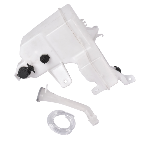 雨刮喷水壶 Plastic Washer Reservoir Windshield Expansion Tank with Cap Fit for Nissan Murano Sport Utility 3.5L V6 2019-2024 White 1Pc-1