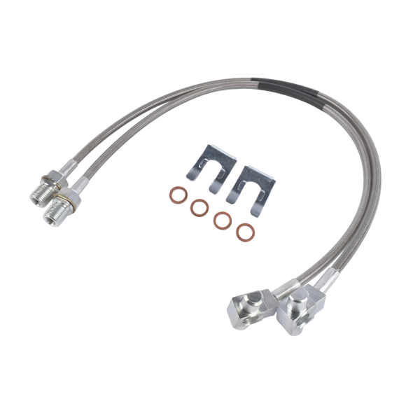 制动管 Front Stainless Steel Brake Lines Fit for 1971-1978 GMC K25 Jimmy Chevrolet 4-6" 89340S-4