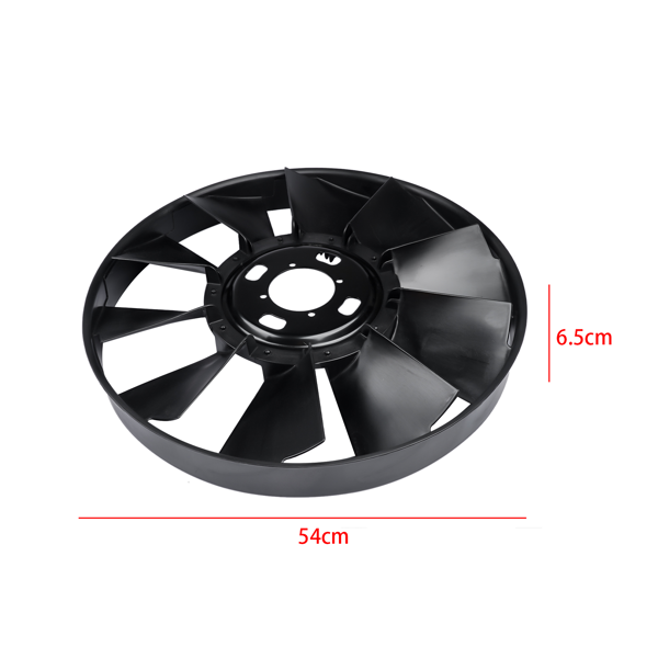 风扇离合器总成 Engine Cooling Fan Blade and Clutch Kit Fits for Buick Rainier Chevrolet Trailblazer GMC Envoy 2002-2009 Black-8