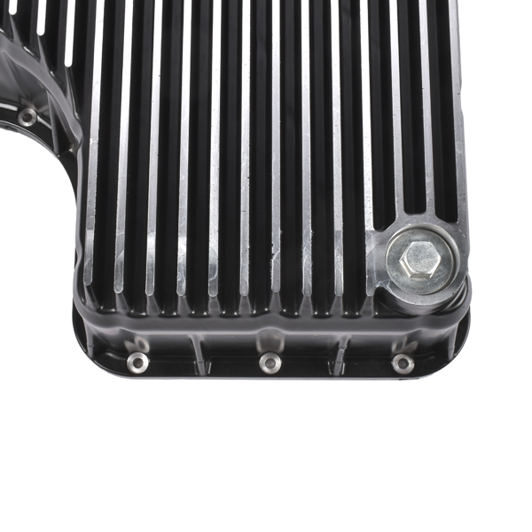 变速箱油底壳 Black Brushed Transmission Oil Pan 328052010 Replacement for Ford 6.7L w/6R140 Transmission-12