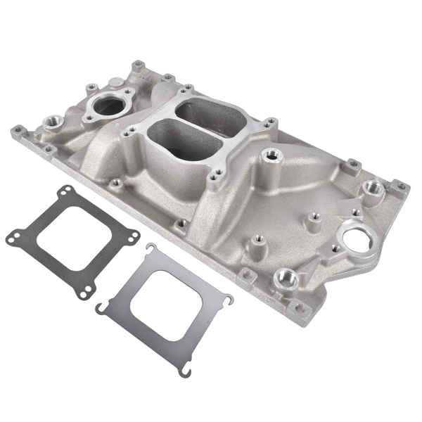 进气歧管 Small Block Dual Plane Vortec Engine Intake Manifold Fits for Chevy 3.5 350 V8 1996-2002-2