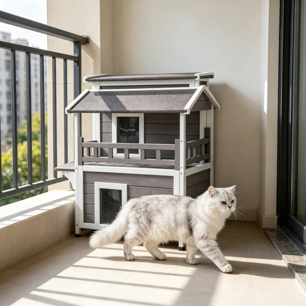 猫舍/木制猫屋-4